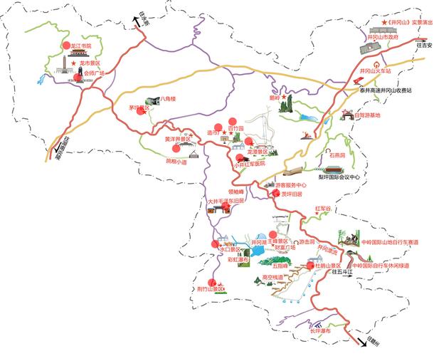 井冈山红色旅游线路策划方案-井冈山红色旅游线路策划方案设计